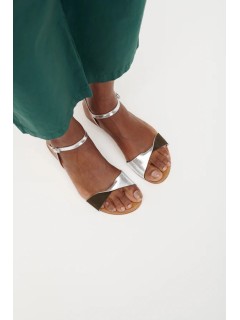 SANDALIA LONDON PLATA