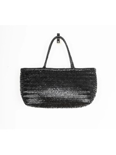 CAPAZO TRENZADO DE PIEL M 2