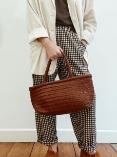 CAPAZO TRENZADO DE PIEL M