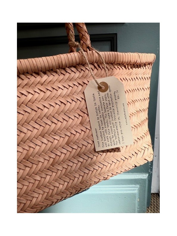 CAPAZO TRENZADO DE PIEL M