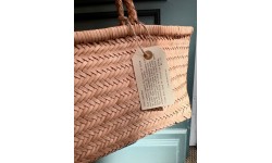 CAPAZO TRENZADO DE PIEL M