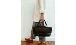 CAPAZO TRENZADO DE PIEL M