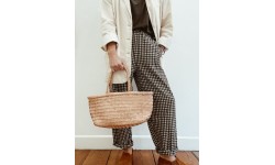 CAPAZO TRENZADO DE PIEL M