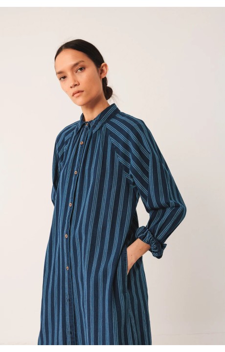 VESTIDO LARGO CAMISERO