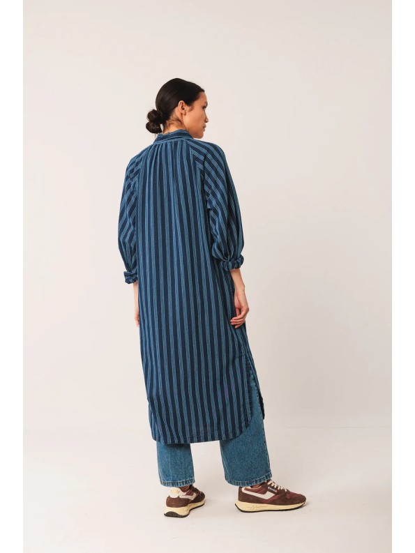 VESTIDO LARGO CAMISERO