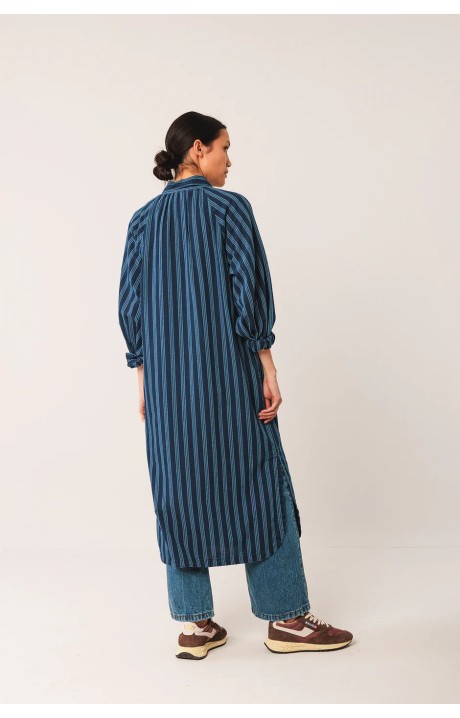 VESTIDO LARGO CAMISERO