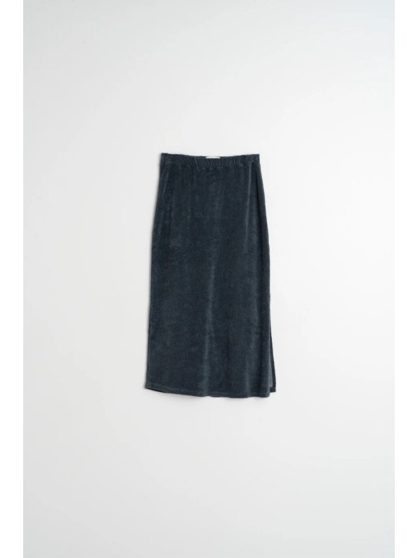 FALDA RECTA LARGA RIZO