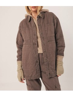 ABRIGO CUADROS ACOLCHADO