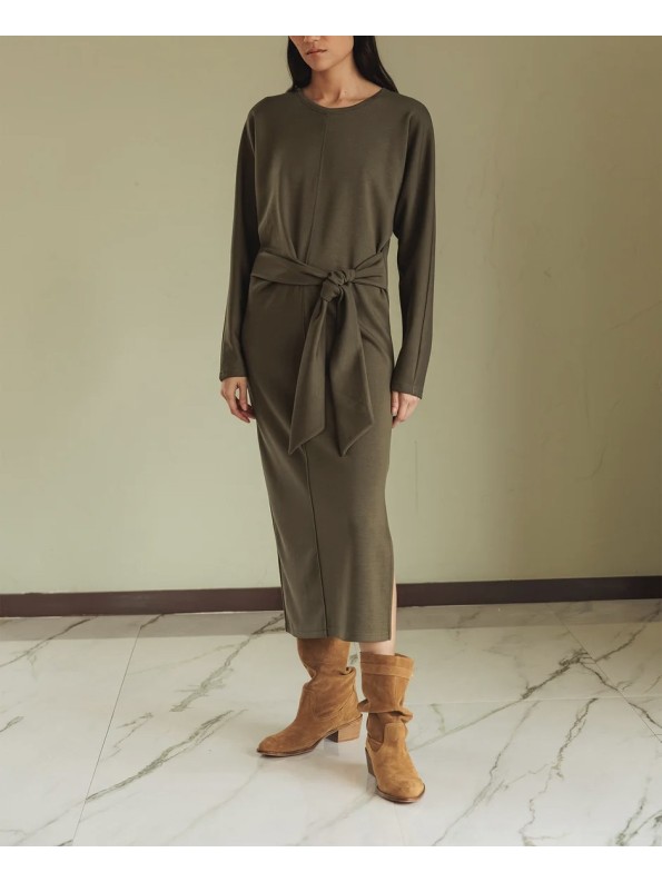 VESTIDO PUNTO ANUDADO