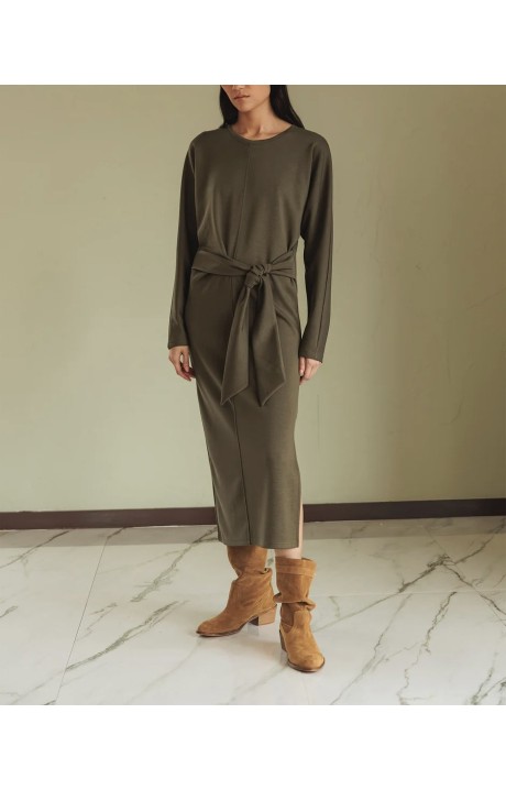 VESTIDO PUNTO ANUDADO