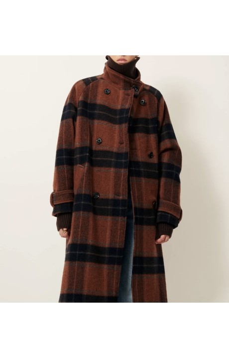 ABRIGO LARGO BLEECHECKS