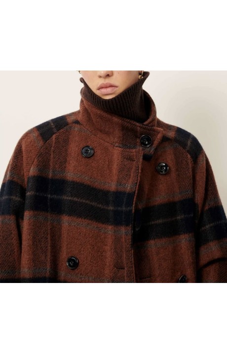 ABRIGO LARGO BLEECHECKS