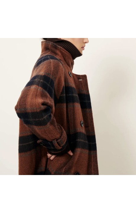 ABRIGO LARGO BLEECHECKS