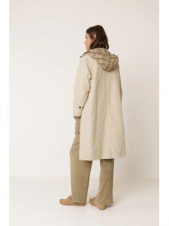 GABARDINA REVERSIBLE CUADROS