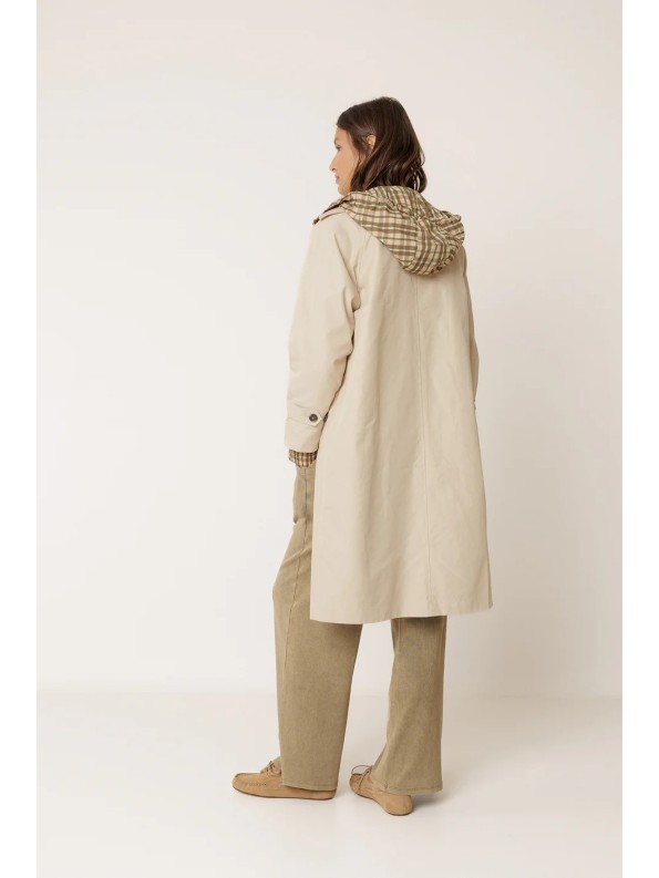 GABARDINA REVERSIBLE CUADROS