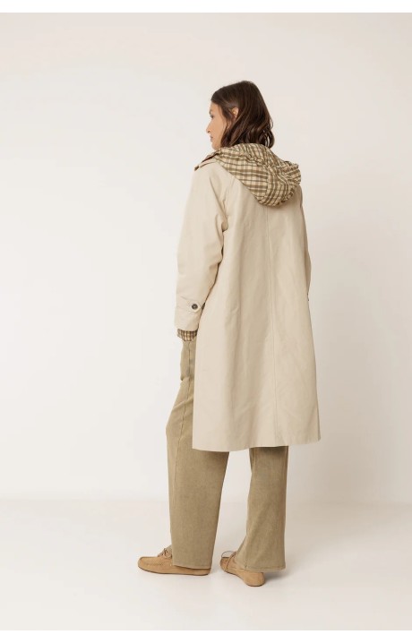 GABARDINA REVERSIBLE CUADROS