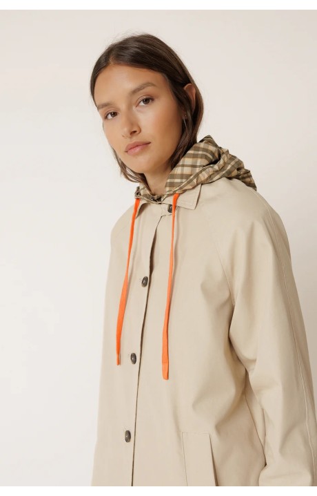 GABARDINA REVERSIBLE CUADROS