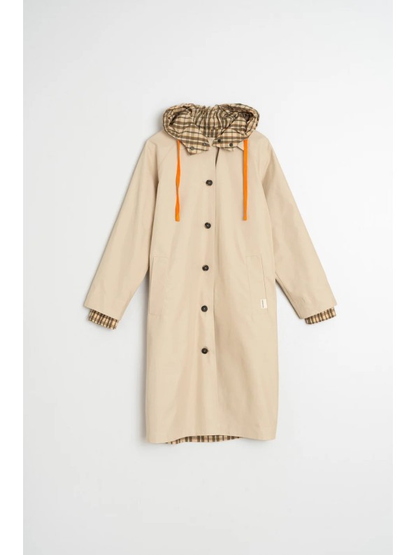 GABARDINA REVERSIBLE CUADROS