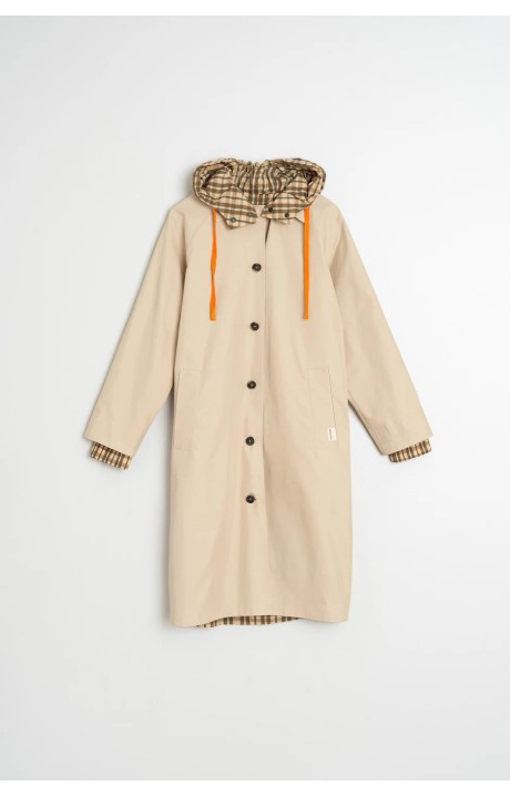 GABARDINA REVERSIBLE CUADROS