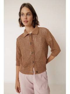 CHAQUETA PUNTO CALADO