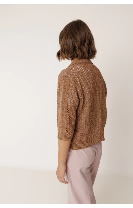 CHAQUETA PUNTO CALADO