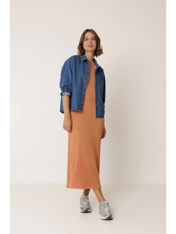 MAXI VESTIDO ALGODÓN