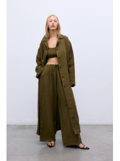 PANTALON PALAZZO MELISSA OLIVE