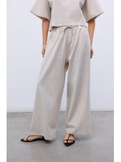 PANTALON PALAZZO MELISSA SAND