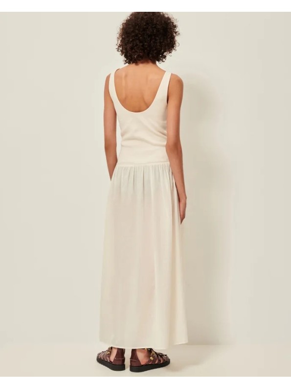 VESTIDO LARGO SOLAO ECRU