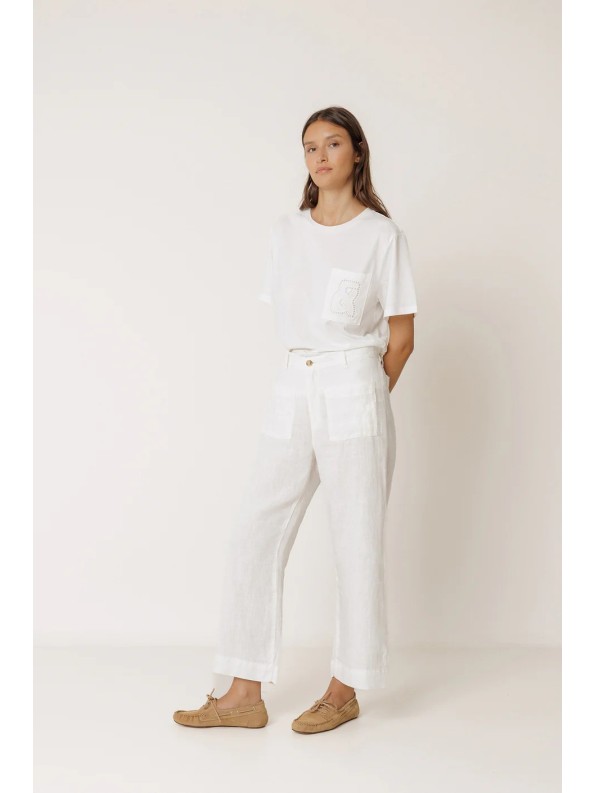 PANTALON FLUIDO LINO