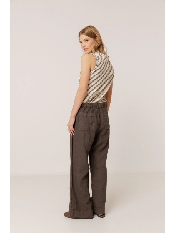 PANTALON FLUIDO LINO