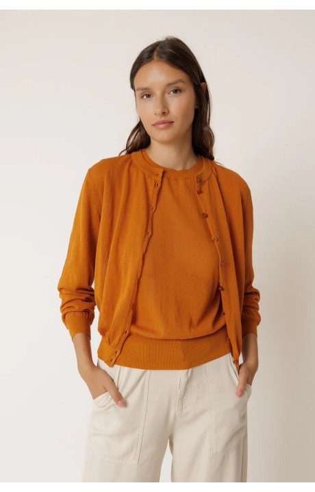 CHAQUETA PUNTO TRANSPARENTE